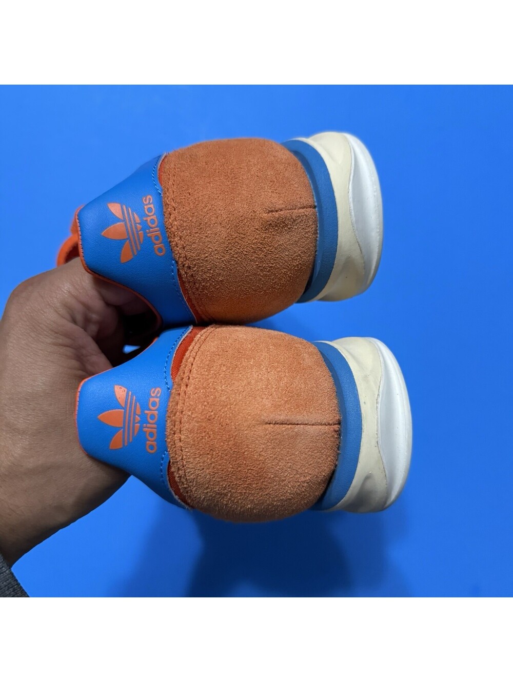 Adidas SL72 RS Collegiate Orange Bright Blue NY Mets/Knicks Shoes JS0748 Men’s 8 - Picture 4 of 7